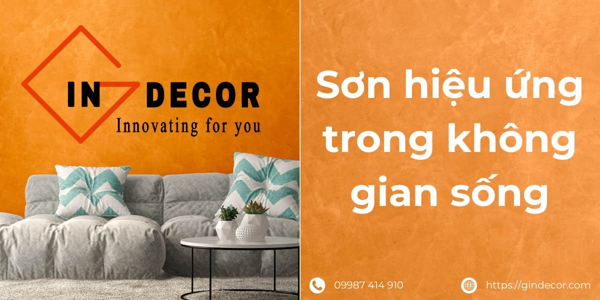 Sử dụng sơn hiệu ứng cho căn hộ của mình