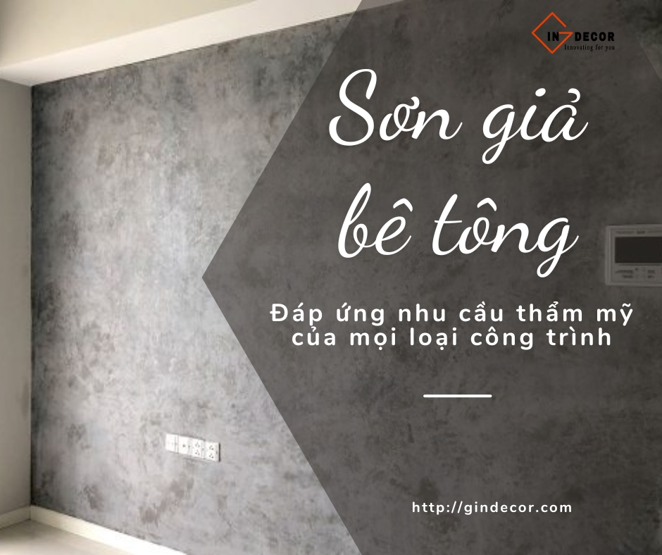 Sơn Giả Bê Tông Cao Cấp Tại Gindecor