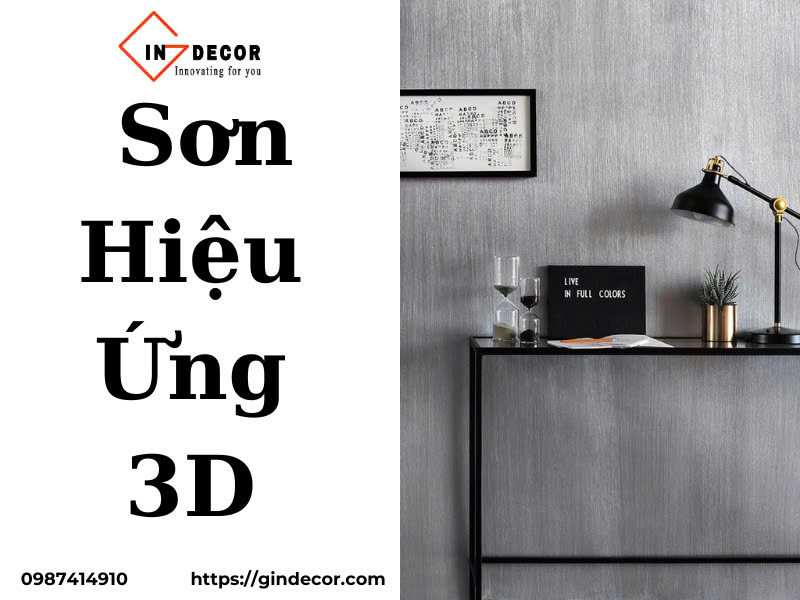 Sơn Hiệu Ứng 3D: tạo chiều Sâu Và Sinh Động Cho Không Gian