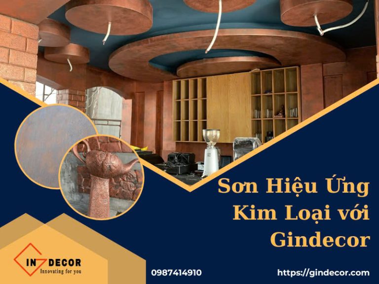 Sơn hiệu ứng kim loại tại Gindecor