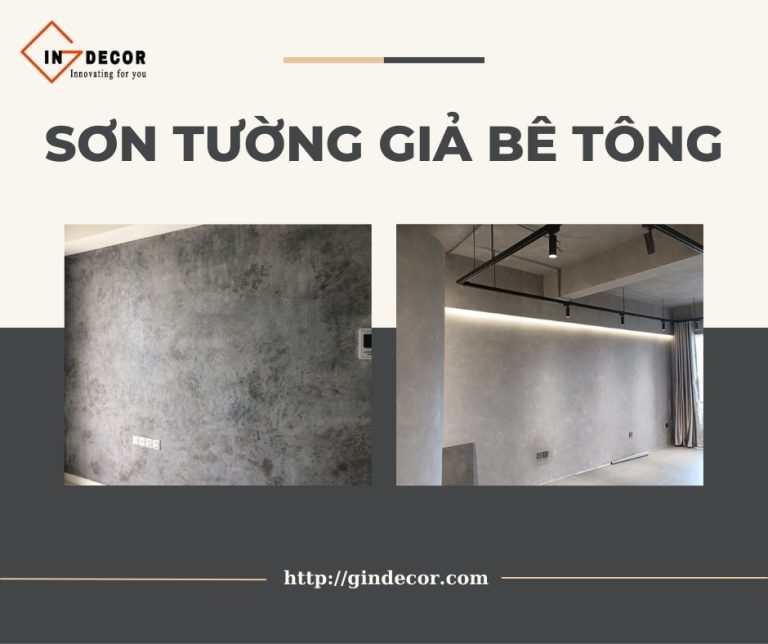 Sơn tường giả bê tông