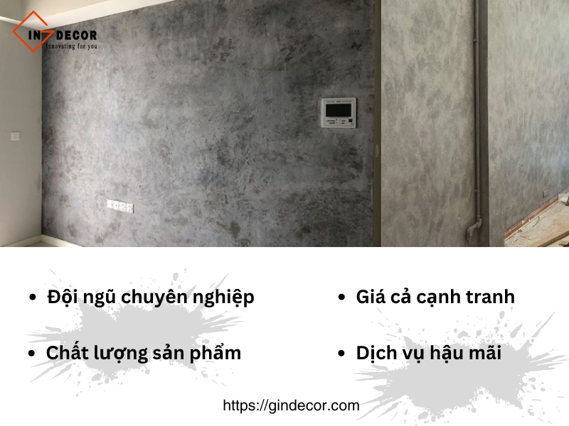 Gindecor - đơn vị uy tín trong lĩnh vực cung cấp và thi công sơn hiệu ứng tại Việt Nam