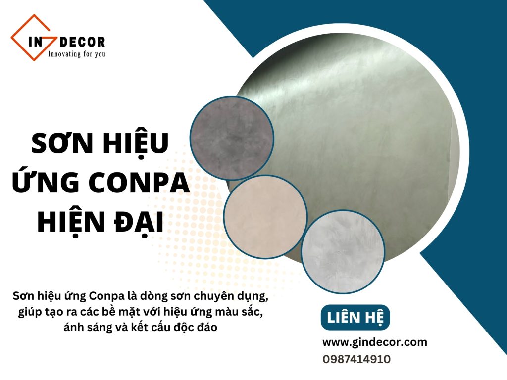 Sơn hiệu ứng conpa hiện đại