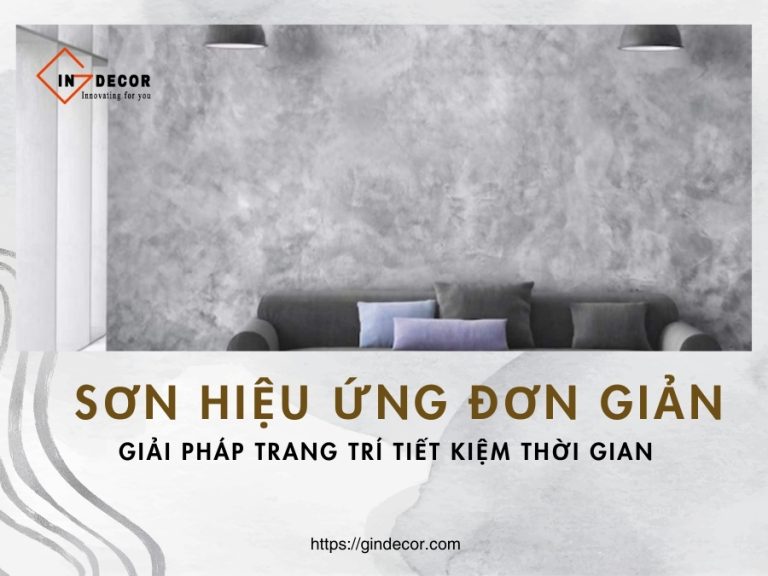 Sơn hiệu ứng đơn giản