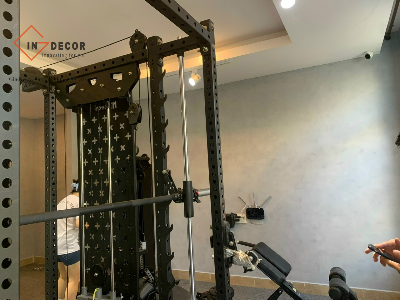 Sơn hiệu ứng cho không gian phòng Gym