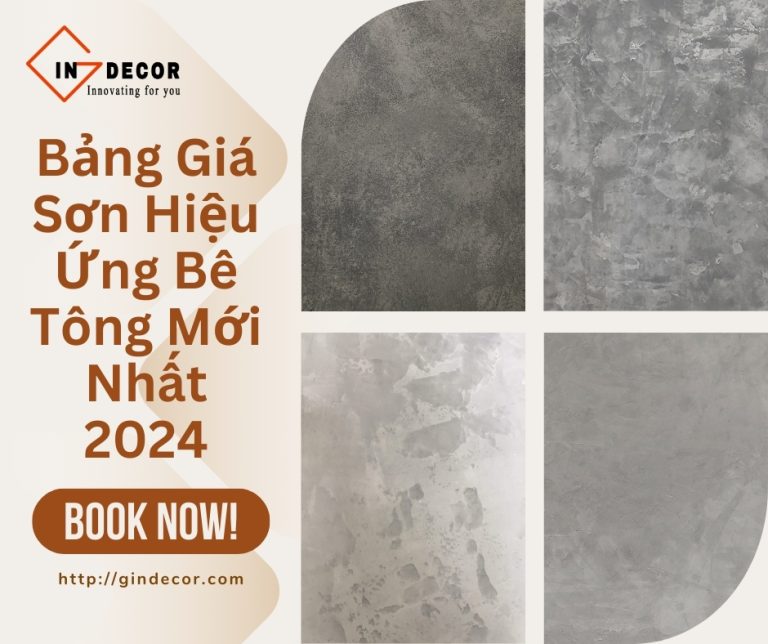 Bảng Giá Sơn Hiệu Ứng Bê Tông Mới Nhất 2024