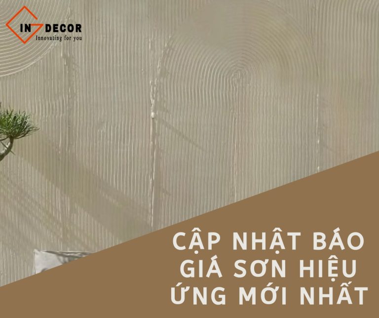 Cập nhật báo giá sơn hiệu ứng mới nhất