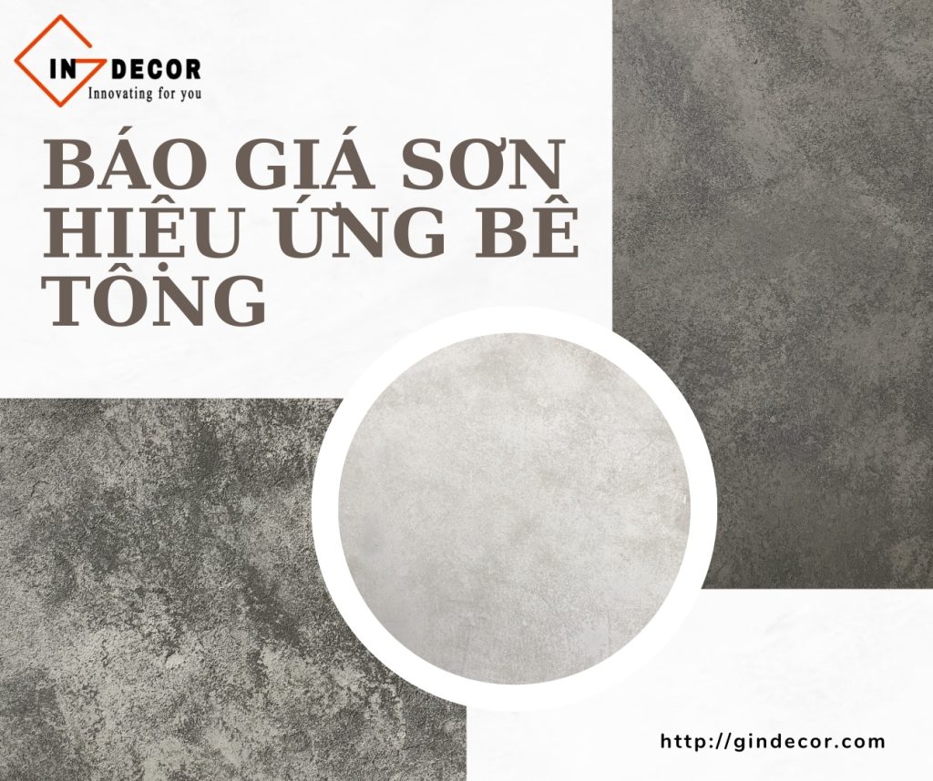 Báo Giá Sơn Hiệu Ứng Bê Tông Mới Nhất 2024