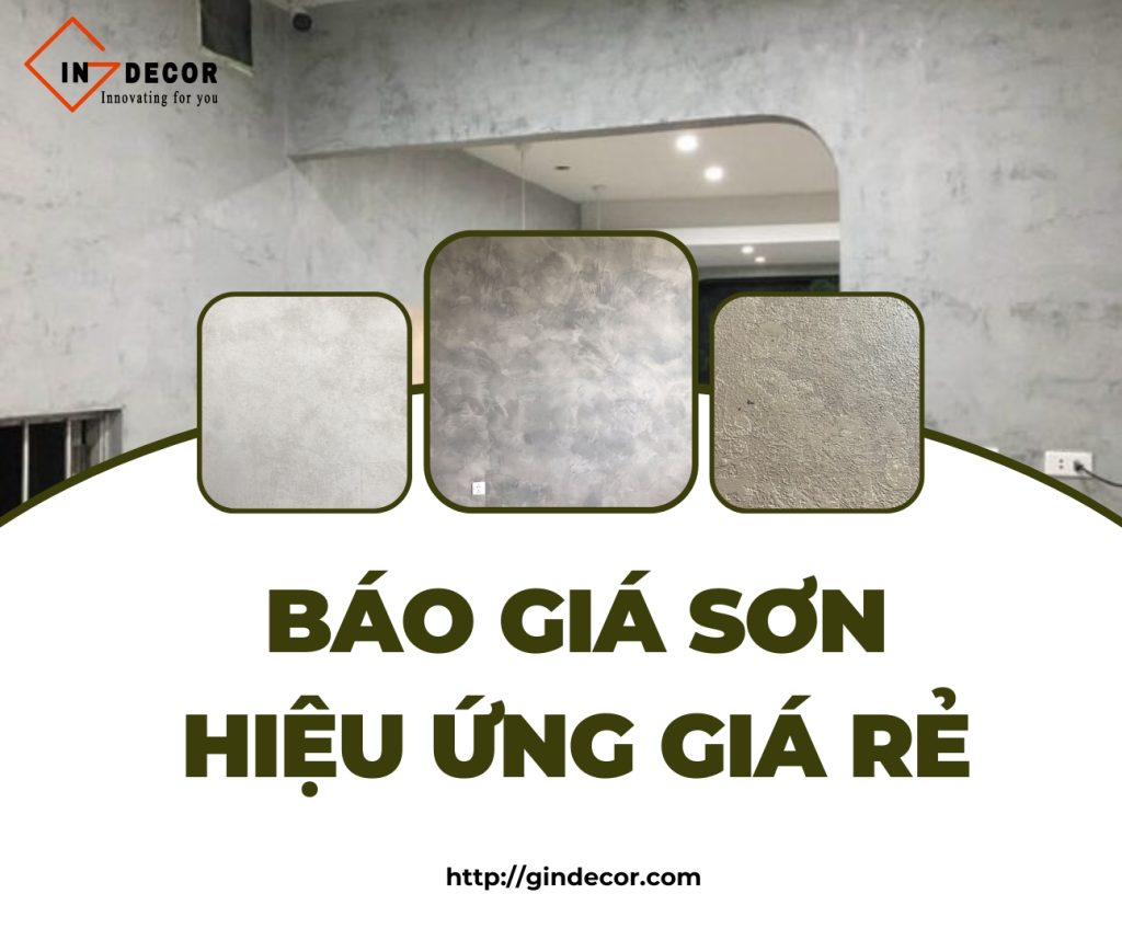 Báo Giá Sơn Hiệu Ứng Giá Rẻ