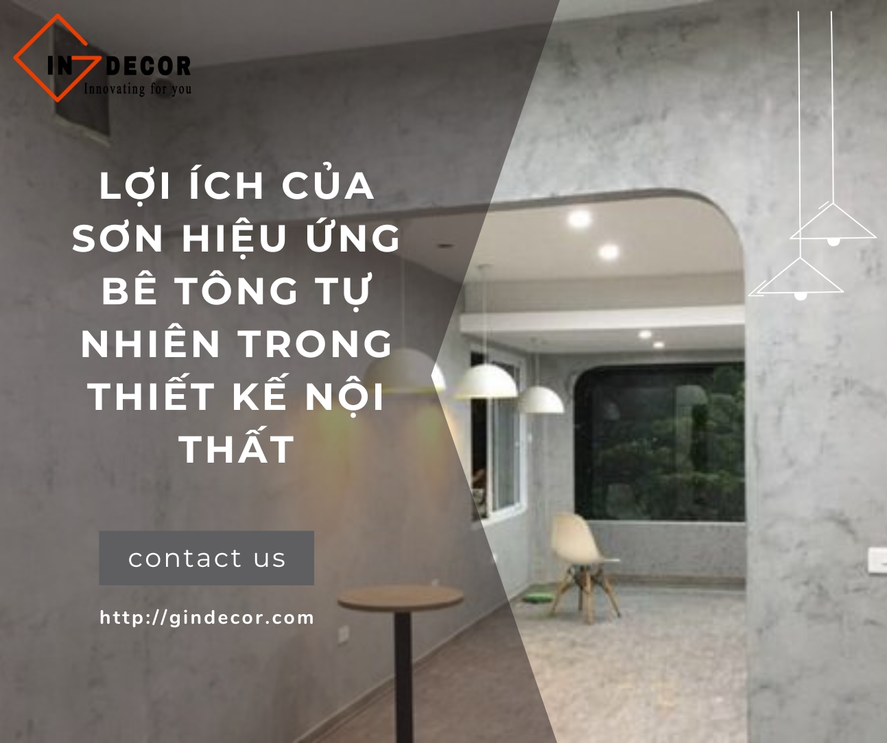 Lợi Ích Của Sơn Hiệu Ứng Bê Tông Tự Nhiên Trong Thiết Kế Nội Thất