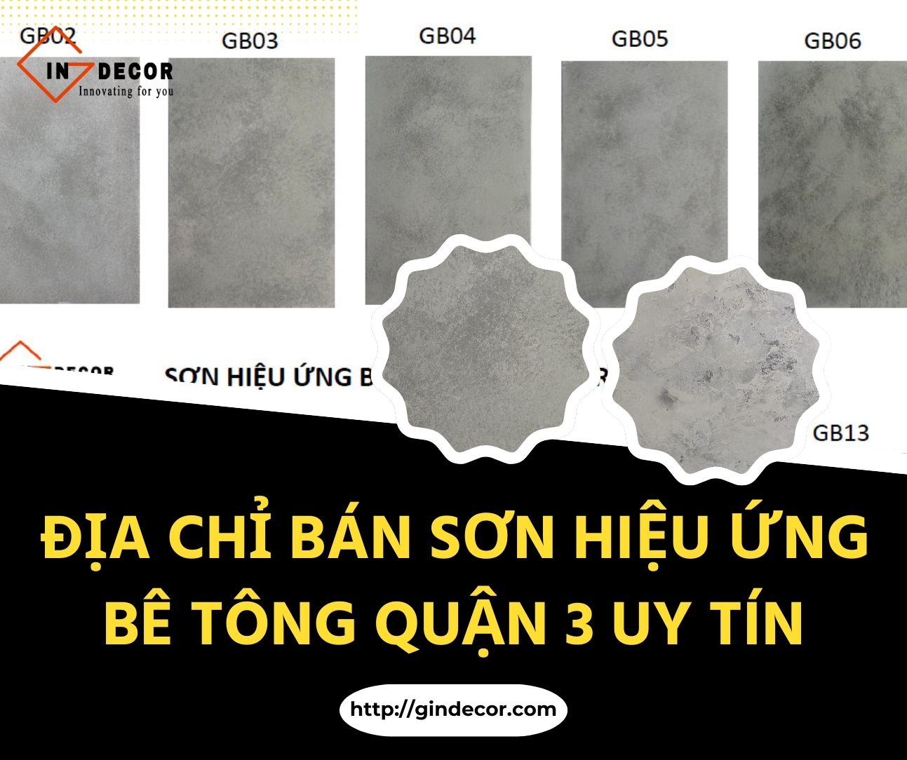 Địa Chỉ Bán Sơn Hiệu Ứng Bê Tông Quận 3 Uy Tín