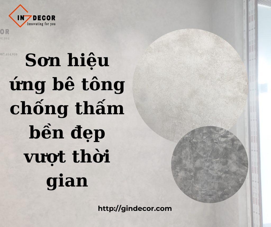 Sơn hiệu ứng bê tông chống thấm