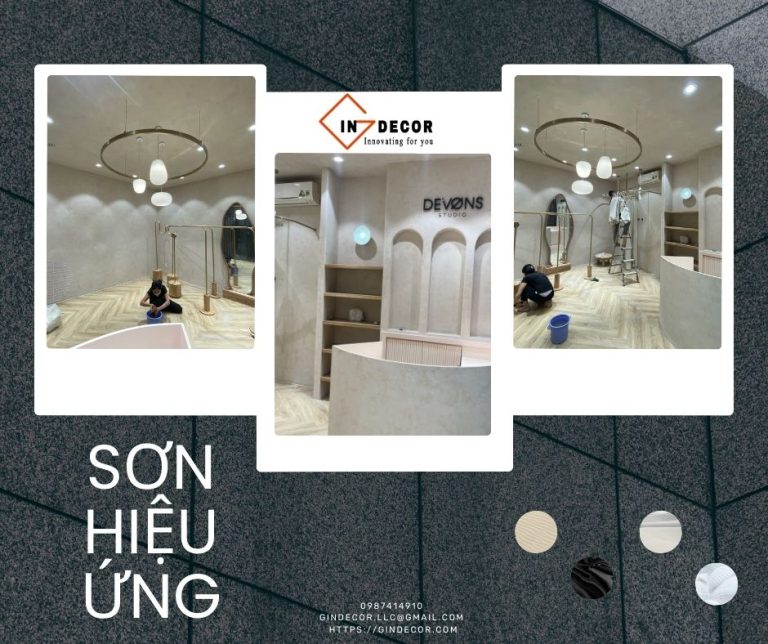 Sơn hiệu ứng phong cách hiện đại – Xu hướng mới cho không gian sống