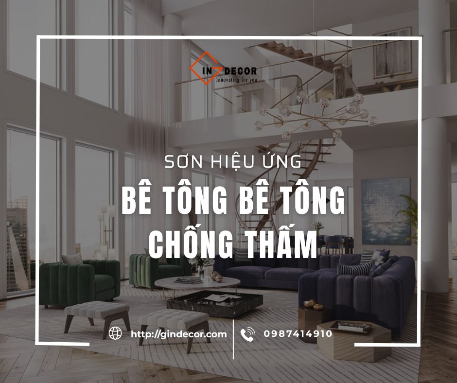 Sơn hiệu ứng bê tông chống thấm là gì?