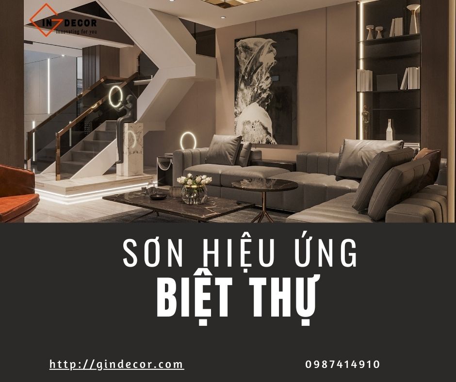 Sơn hiệu ứng biệt thự