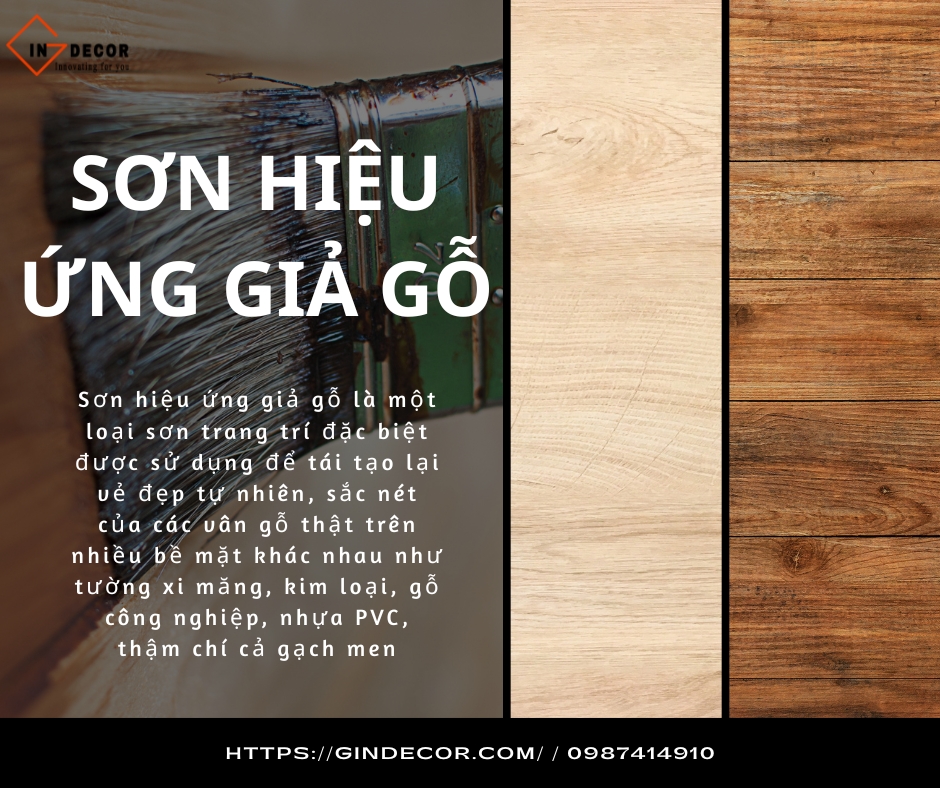 Sơn hiệu ứng giả gỗ