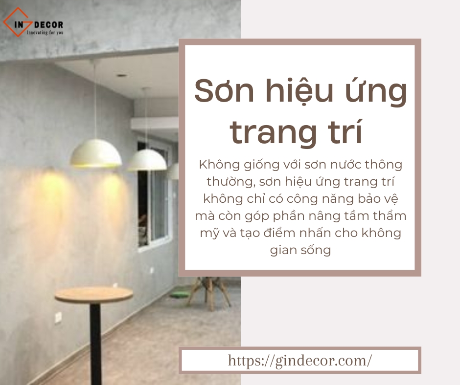 Sơn hiệu ứng trang trí