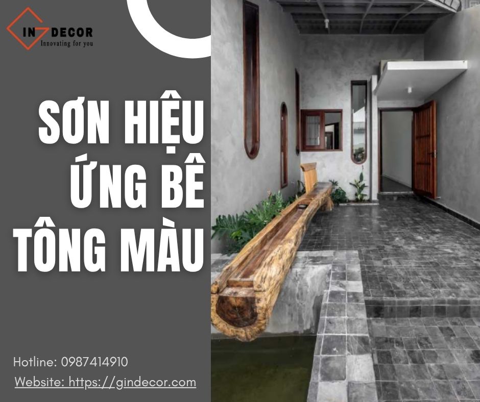 Sơn hiệu ứng bê tông màu