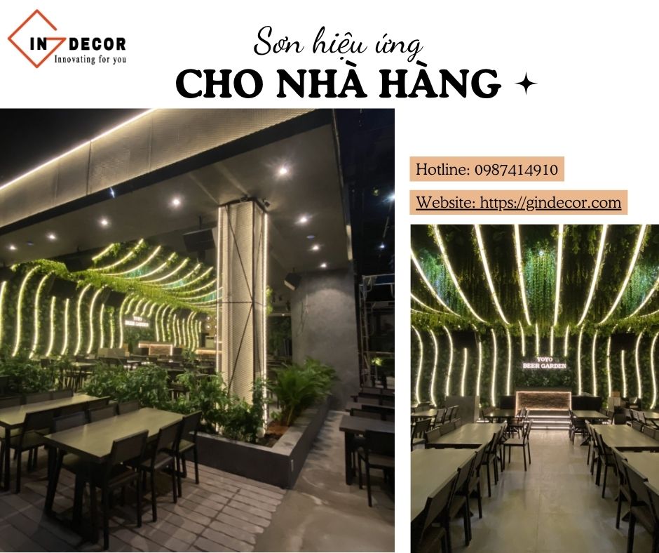 Vì Sao Nên Chọn Sơn Hiệu Ứng Cho Nhà Hàng?