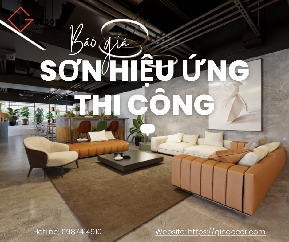 Báo Giá Sơn Hiệu Ứng Thi Công Mới Nhất 2025