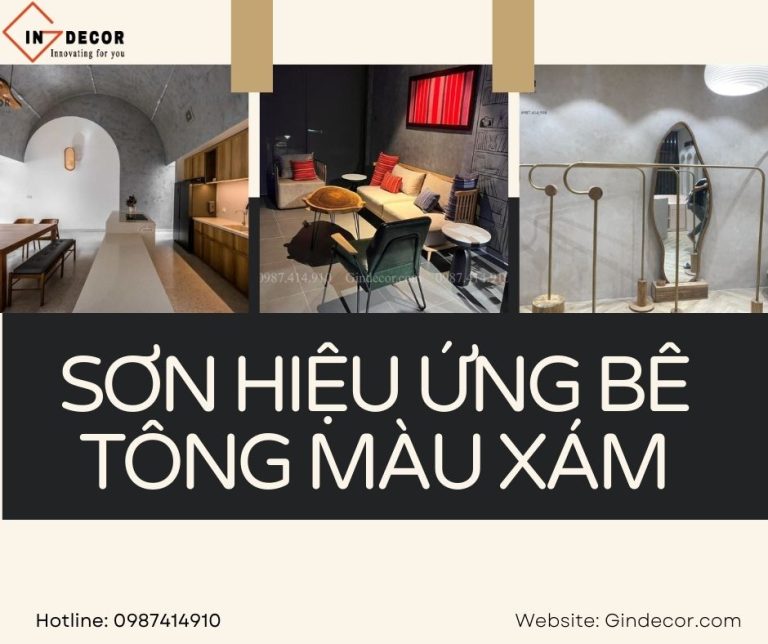 Sơn hiệu ứng bê tông màu xám có bị đơn điệu hay không?