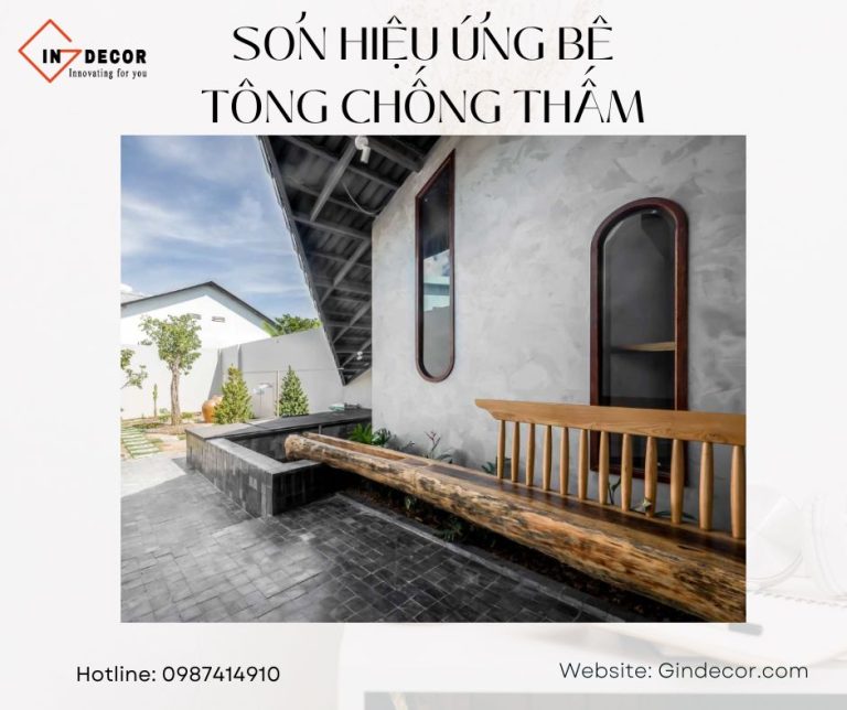 Sơn hiệu ứng bê tông chống thấm liệu có bền theo năm tháng