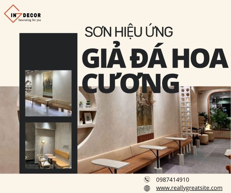 Sơn hiệu ứng giả đá hoa cương sang trọng có gì đặc biệt