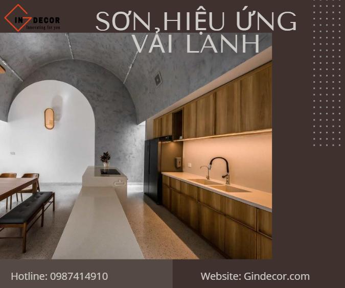 Sơn hiệu ứng vải lanh có thực sự mềm mại?