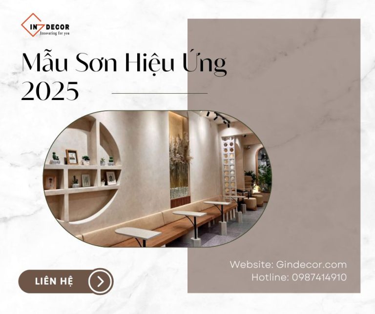 Mẫu sơn hiệu ứng 2025