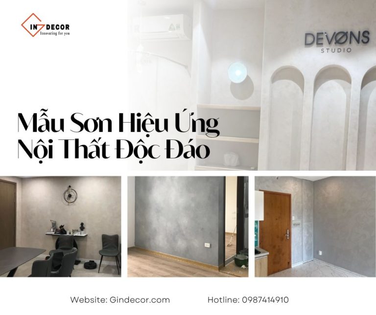 mẫu sơn hiệu ứng nội thất