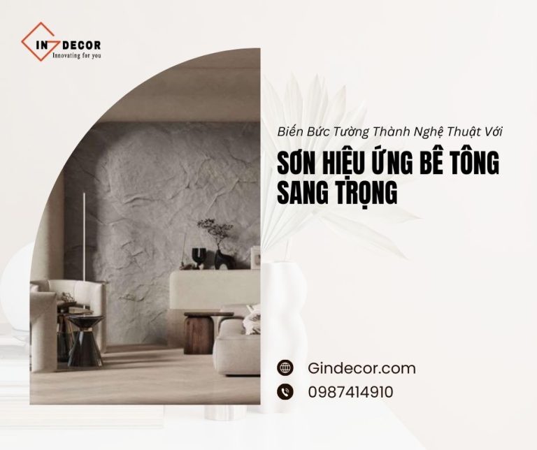 Sơn hiệu ứng bê tông sang trọng
