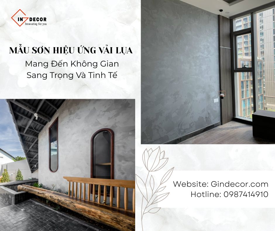 mẫu sơn hiệu ứng vải lụa
