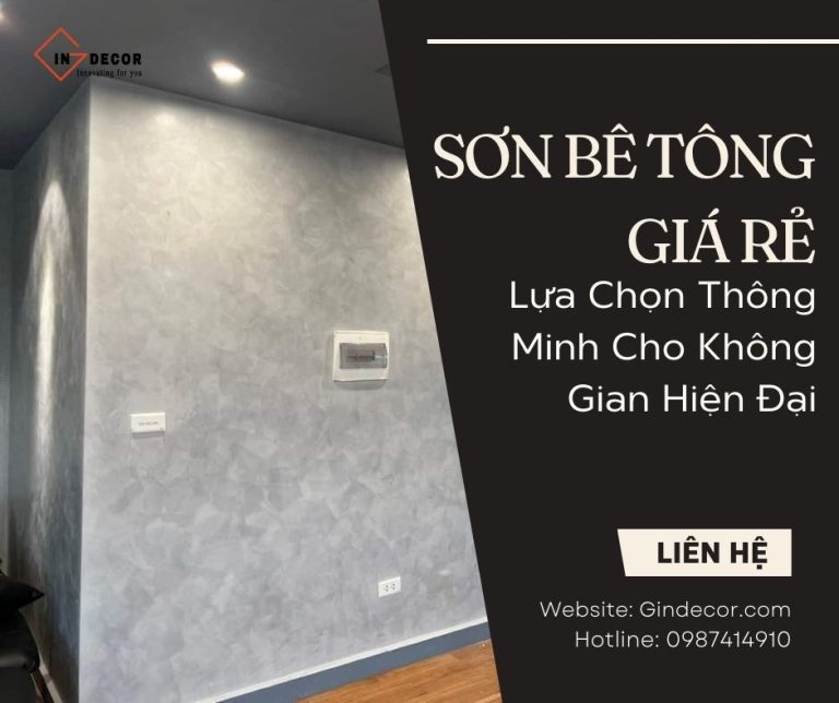 Sơn Bê Tông Giá Rẻ: Lựa Chọn Thông Minh Cho Không Gian Hiện Đại