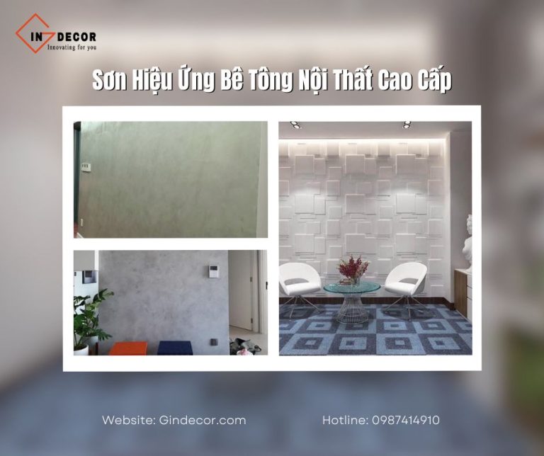 Sơn hiệu ứng bê tông nội thất cao cấp