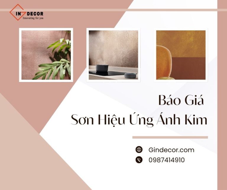 Báo giá sơn hiệu ứng ánh kim