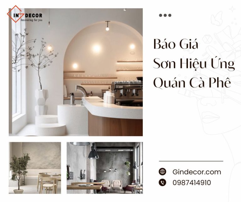 Báo giá sơn hiệu ứng quán cà phê