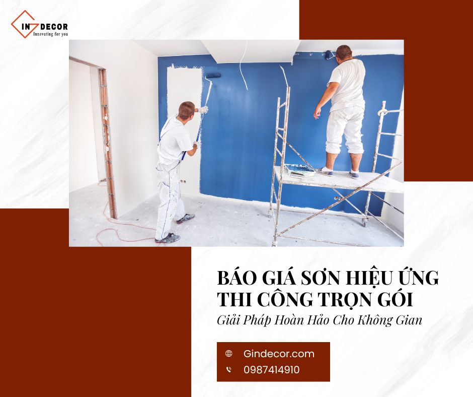 Báo giá sơn hiệu ứng thi công trọn gói