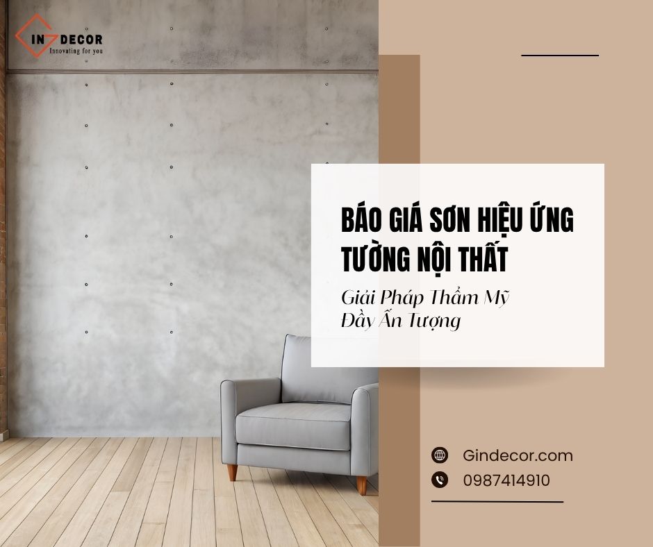 Báo giá sơn hiệu ứng tường nội thất
