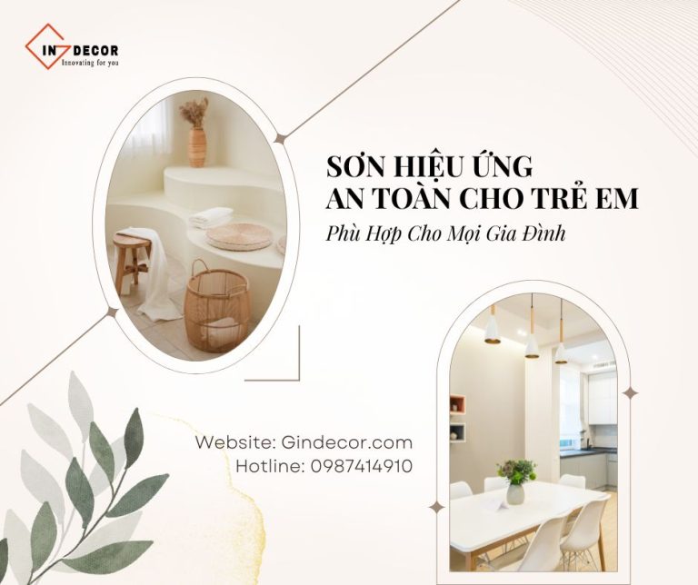 Sơn hiệu ứng an toàn cho trẻ em