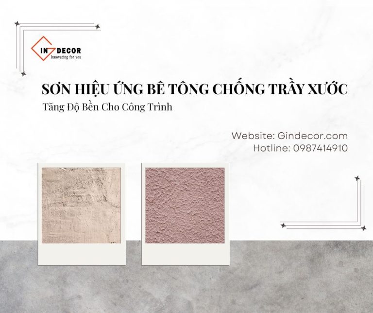 Sơn hiệu ứng bê tông chống trầy xước