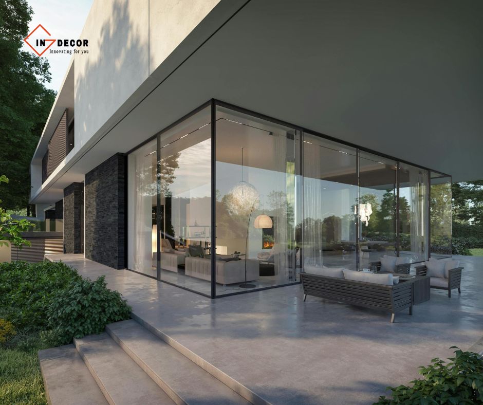 Sơn hiệu ứng bê tông phối kính