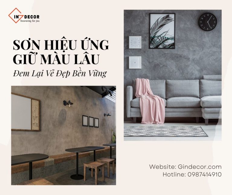 Sơn hiệu ứng giữ màu lâu
