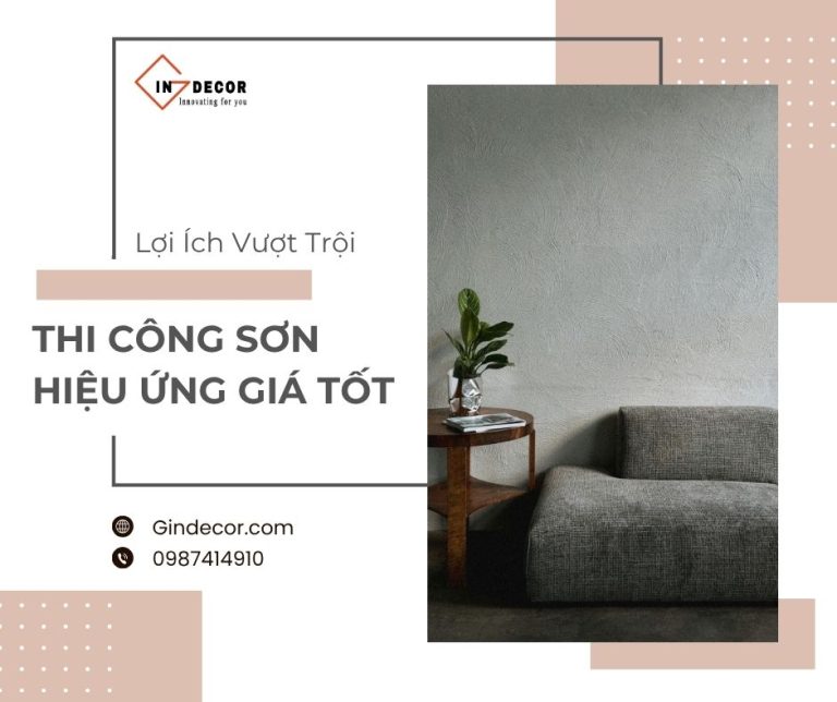 Thi công sơn hiệu ứng giá tốt
