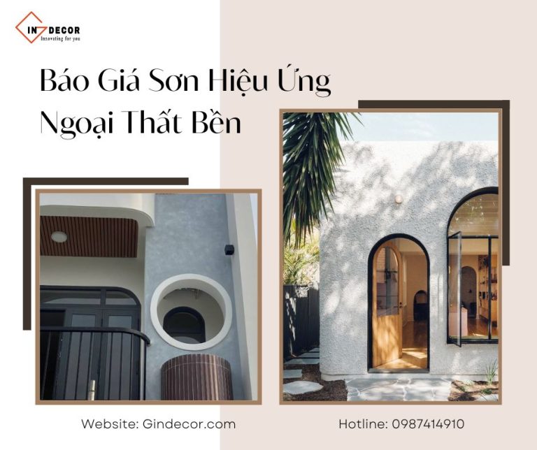 báo giá sơn hiệu ứng ngoại thất bền