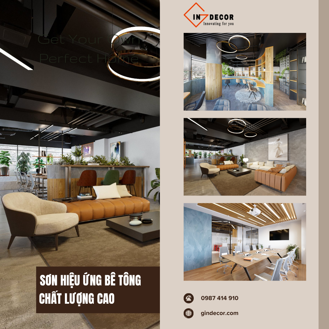 Sơn hiệu ứng bê tông chất lượng cao