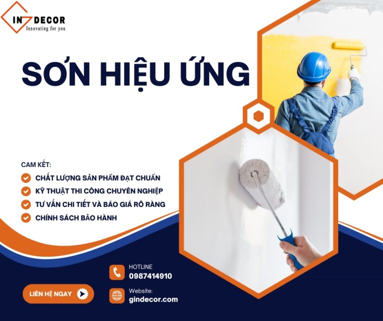 Xu hướng mẫu sơn hiệu ứng 2026 hiện đại