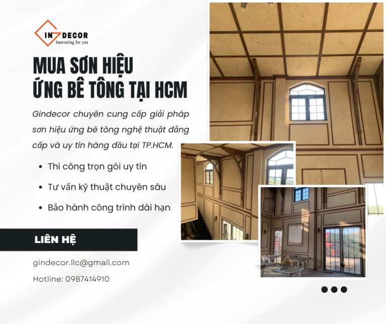Hướng Dẫn Toàn Diện Khi Mua Sơn Hiệu Ứng Bê Tông Tại HCM Cho Không Gian Đẳng Cấp