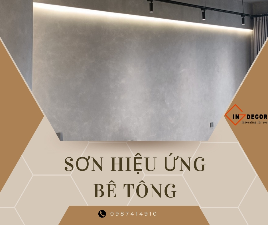 Ưu điểm sơn hiệu ứng bê tông