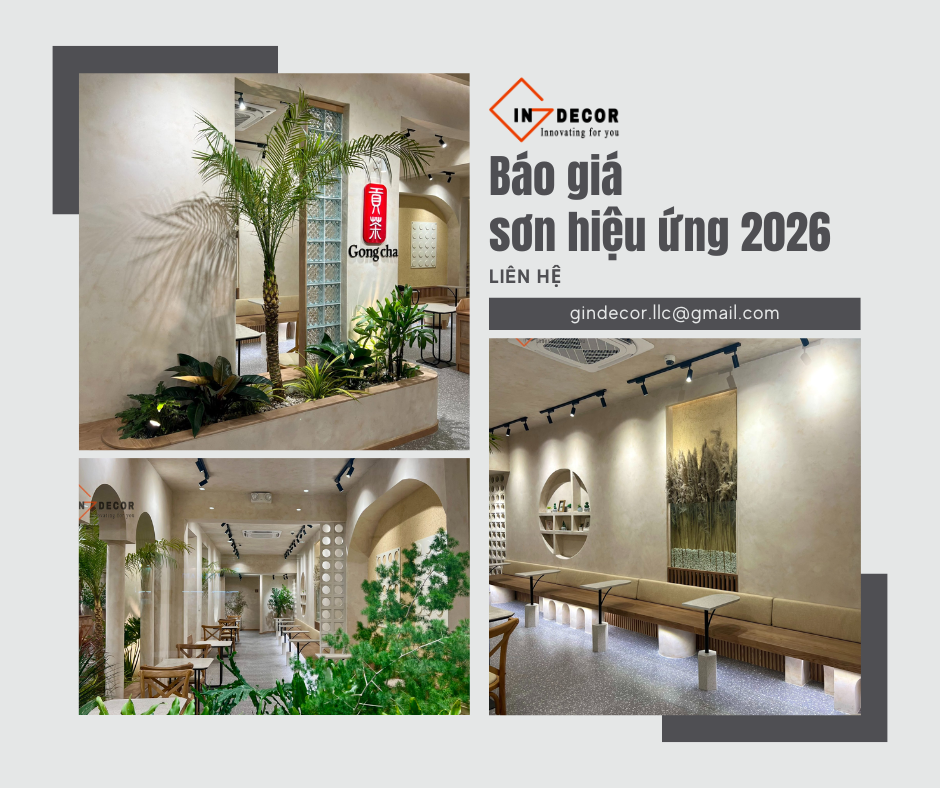 Báo giá sơn hiệu ứng 2026