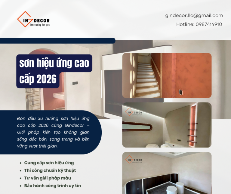 Xu Hướng Sơn Hiệu Ứng Cao Cấp 2026: Đỉnh Cao Nghệ Thuật